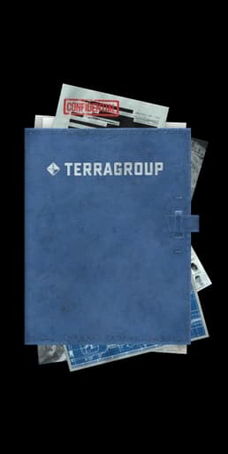 TerraGroup "Blue Folders" materials